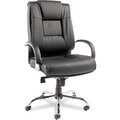 Alera Alera® Ravino Big and Tall Swivel Chair - Leather - High Back - Black ALERV44LS10C